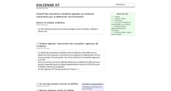 Desktop Screenshot of eole07.fr